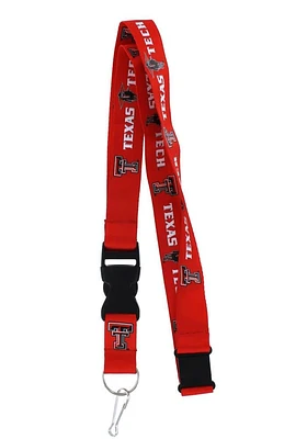 Texas Tech Red Raiders Red Buckle Lanyard - Red