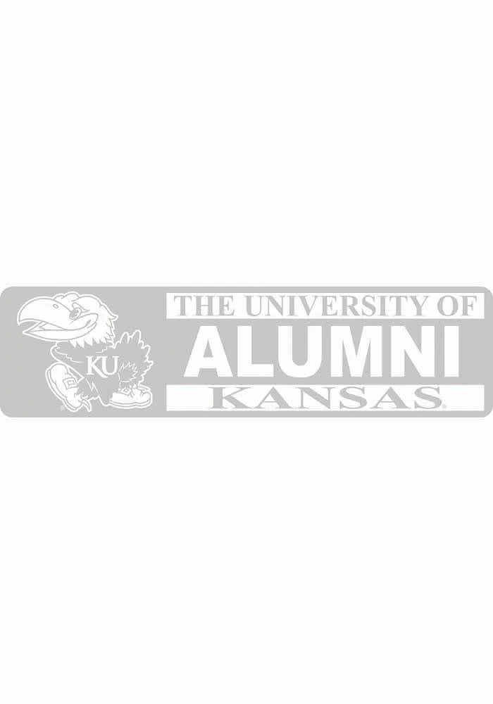 Kansas Jayhawks 3x10 Alumni Auto Decal