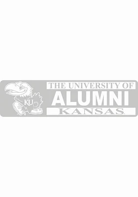 Kansas Jayhawks 3x10 Alumni Auto Decal
