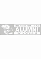 Kansas Jayhawks 3x10 Alumni Auto Decal