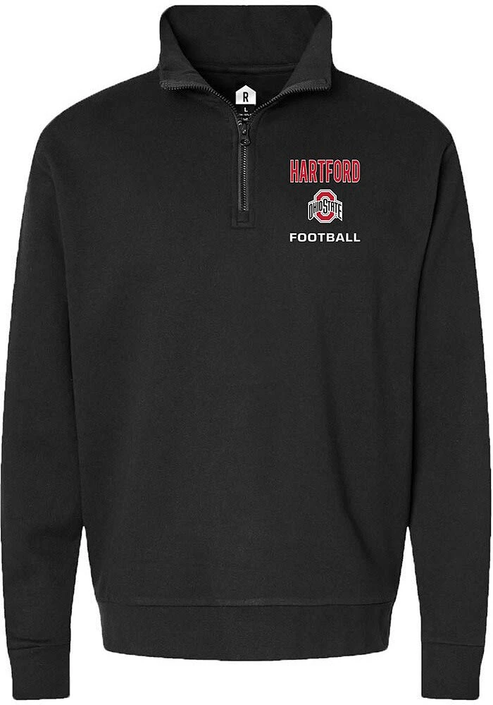 Malik Hartford  Rally Ohio State Buckeyes Mens NIL Embroidered Long Sleeve Qtr Zip Pullover