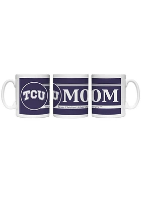 TCU Horned Frogs Mom Ceramic Mug - White