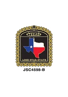 Texas Red, White, Blue State Shape Ornament