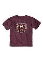 Missouri State Bears Toddler Maroon Mascot Short Sleeve T-Shirt