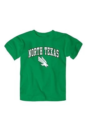 North Texas Mean Green Toddler Arch Mascot Short Sleeve T-Shirt