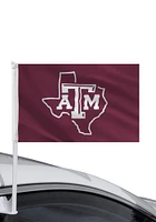 Texas A&M Aggies 11x16 Maroon Car Flag - Maroon