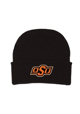 Oklahoma State Cowboys Black Solid Newborn Knit Hat
