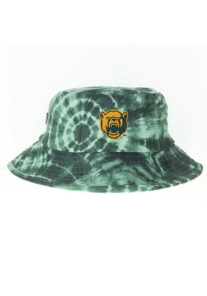 Baylor Bears Green Tie Dye Mens Bucket Hat