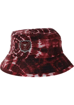Missouri State Bears Maroon Tie Dye Mens Bucket Hat