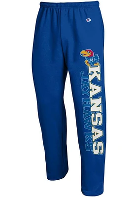Champion Kansas Jayhawks Mens Blue Sweatpants