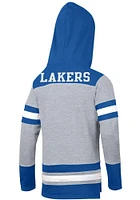 Champion Grand Valley State Lakers Mens Grey Hockey Long Sleeve Hoodie