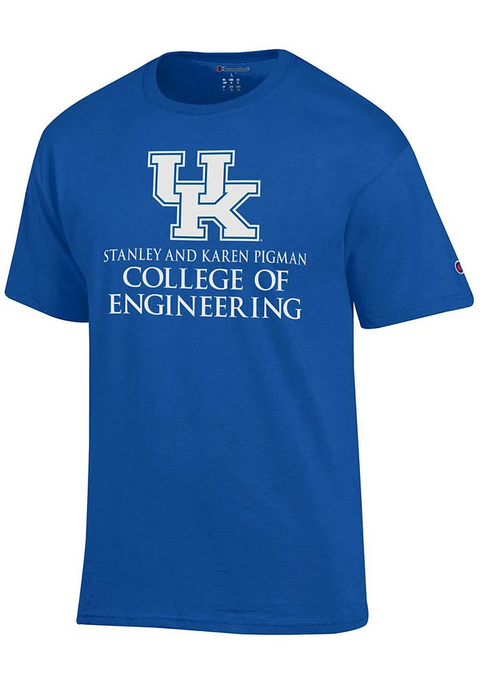 Champion Kentucky Wildcats Blue College of Engineering Short Sleeve T Shirt