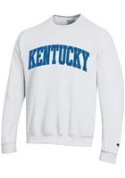 Champion Kentucky Wildcats Mens Twill Arch Name Long Sleeve Crew Sweatshirt