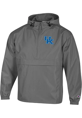 Champion Kentucky Wildcats Mens Charcoal Packable Light Weight Jacket