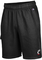 Champion Cincinnati Bearcats Mens Black Stadium Fleece Cargo Shorts