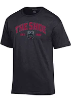 Champion Ohio State Buckeyes Black The Shoe Stadium Short Sleeve T Shirt