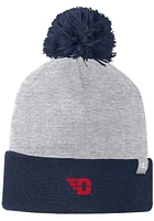 Champion Dayton Flyers Two Color Cuffed Beanie Pom Mens Knit Hat