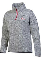 Champion Cincinnati Bearcats Womens Grey Arctic 1/4 Zip Pullover