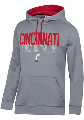 Champion Cincinnati Bearcats Mens Charcoal Stadium Fleece Mesh Lining Hood