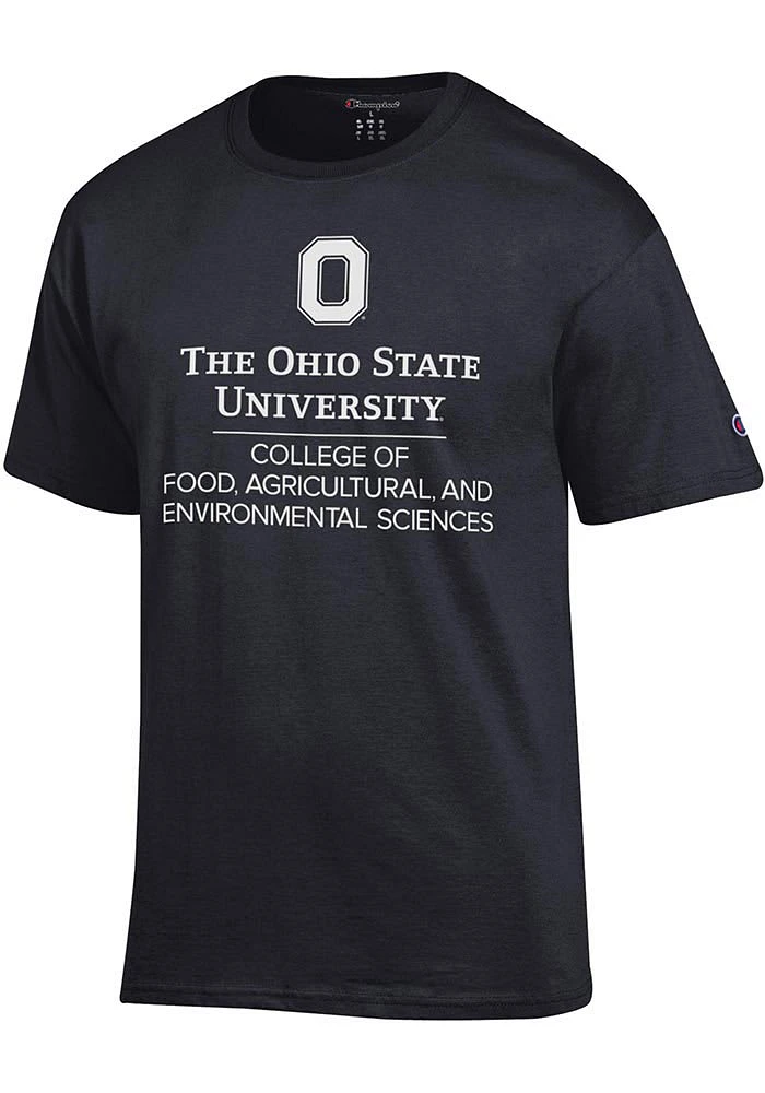 Champion Ohio State Buckeyes Black Food, Agricultural, and Environmental Sciences Short Sleeve T S..