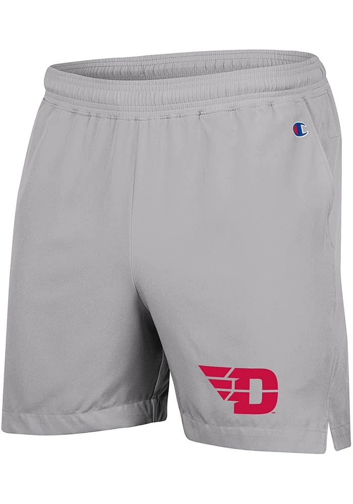 Champion Dayton Flyers Mens Grey Woven Shorts