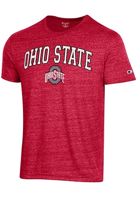 Champion Ohio State Buckeyes Red ARCH MASCOT Short Sleeve Fashion T Shirt