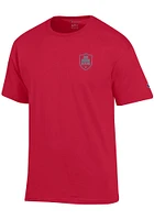 Champion Ohio State Buckeyes Red Our Honor Defend Design Short Sleeve T Shirt