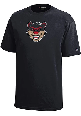 Champion Cincinnati Bearcats Youth Black Mascot Primary Logo Short Sleeve T-Shirt