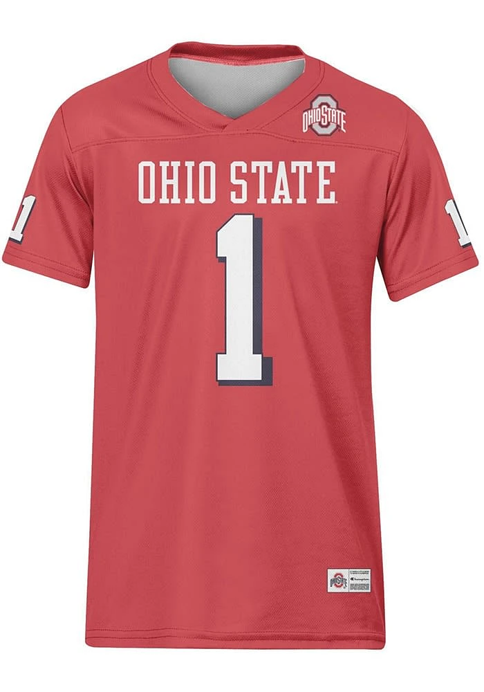 Champion Ohio State Buckeyes Youth Red Standard Football Jersey