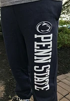 Champion Penn State Nittany Lions Mens Navy Blue Open Bottom Sweatpants