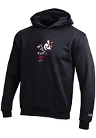 Champion Ohio State Buckeyes Youth Black Primary Logo Long Sleeve Hoodie