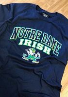 Champion Notre Dame Fighting Irish Navy Blue Arch Short Sleeve T Shirt