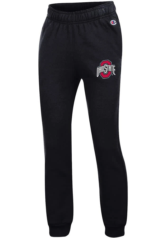 Champion Ohio State Buckeyes Youth Black Powerblend Sweatpants