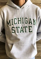 Champion Michigan State Spartans Mens Grey Arch Twill Long Sleeve Hoodie