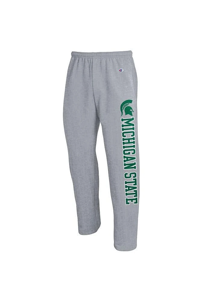 Champion Michigan State Spartans Mens Grey Down Sweatpants