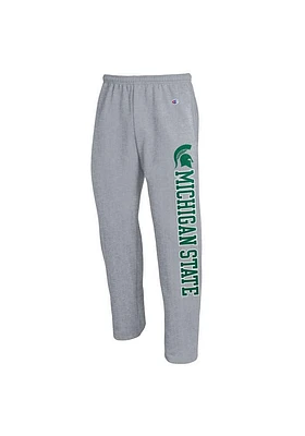 Champion Michigan State Spartans Mens Grey Down Sweatpants