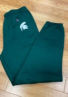 Champion Michigan State Spartans Mens Green Logo Sweatpants