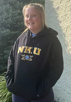 Champion Northern Kentucky Norse Mens Black Mascot Long Sleeve Hoodie