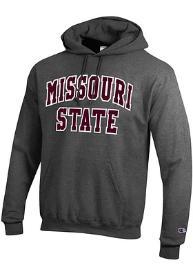 Champion Missouri State Bears Mens Charcoal Arch Long Sleeve Hoodie