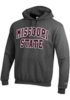 Champion Missouri State Bears Mens Charcoal Arch Long Sleeve Hoodie