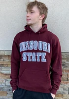 Champion Missouri State Bears Mens Maroon Arch Long Sleeve Hoodie