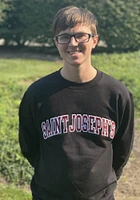 Champion Saint Josephs Hawks Mens Black Arch Name Long Sleeve Crew Sweatshirt