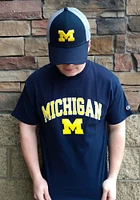 Champion Michigan Wolverines Arch Mascot Design Short Sleeve T Shirt