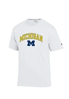 Champion Michigan Wolverines Arch Mascot Design Short Sleeve T Shirt