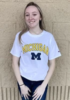 Champion Michigan Wolverines Arch Mascot Design Short Sleeve T Shirt