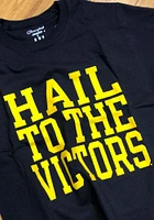 Champion Michigan Wolverines Blue Slogan Short Sleeve T Shirt