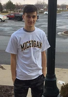 Champion Michigan Wolverines White Arch Short Sleeve T Shirt