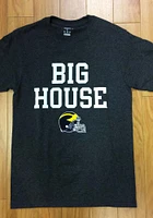 Champion Michigan Wolverines Charcoal Big House Short Sleeve T Shirt
