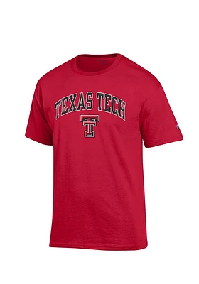 Champion Texas Tech Red Raiders Arch Mascot Short Sleeve T Shirt