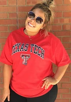 Champion Texas Tech Red Raiders Arch Mascot Short Sleeve T Shirt